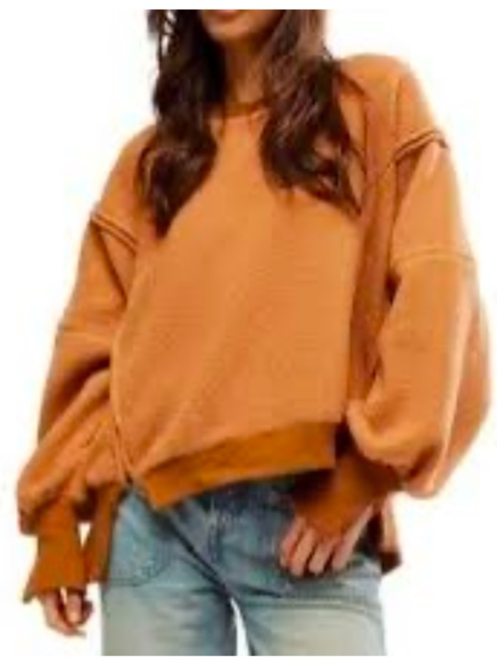 Free People M Cozy Camden Sweatshirt